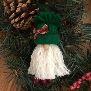 gnome yarn ornament